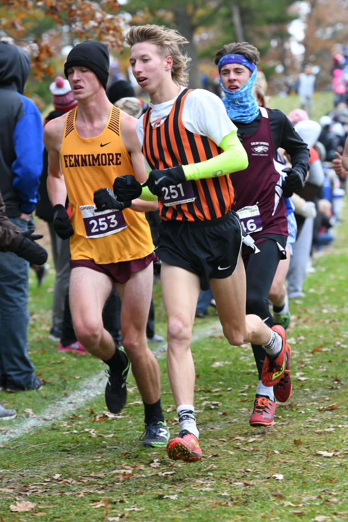 WIAA state cross country photo: Elias Ritzke, Poynette